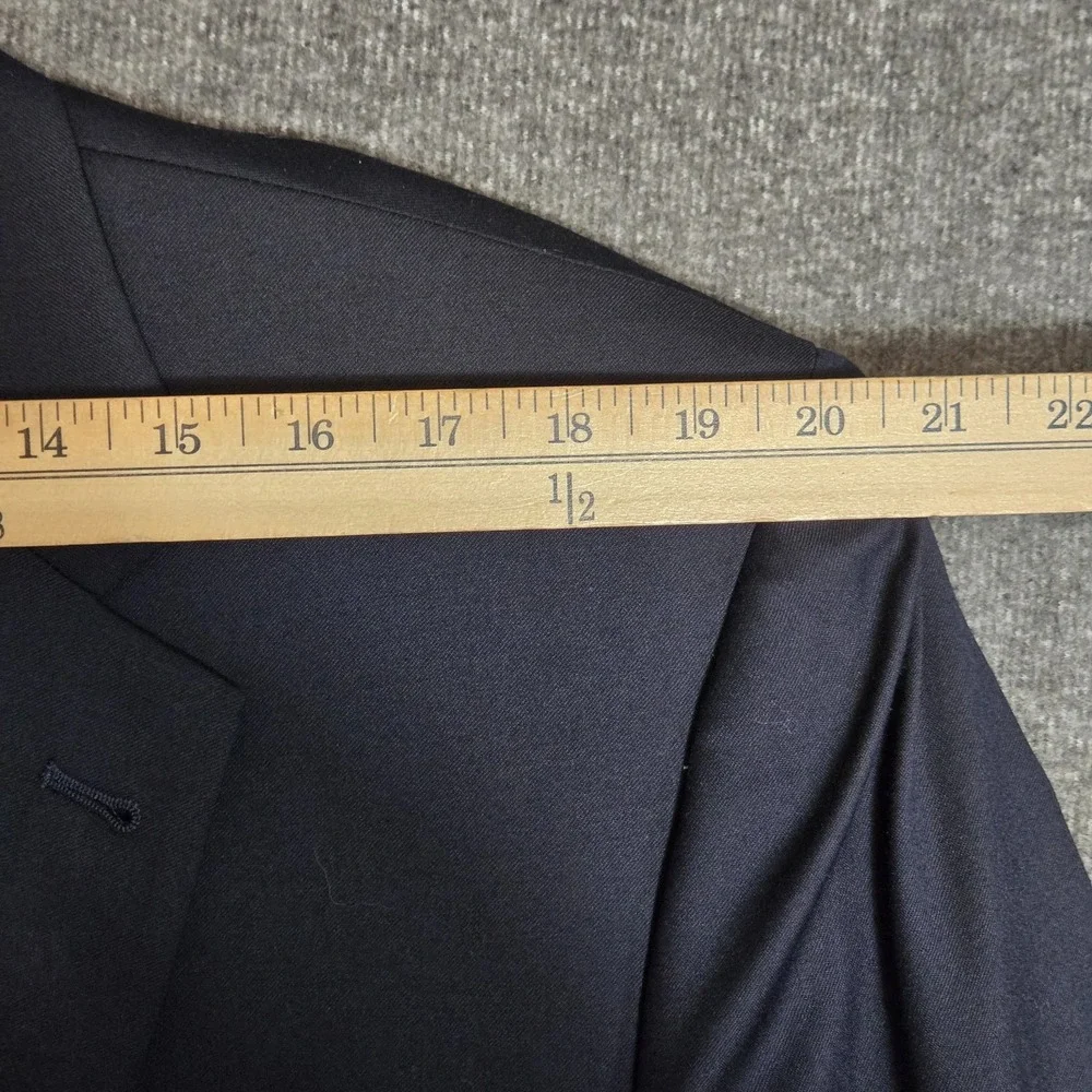 Jos A Bank Blazer Mens 44R Signature Collection Gordon Navy‎ Blue 100% Wool